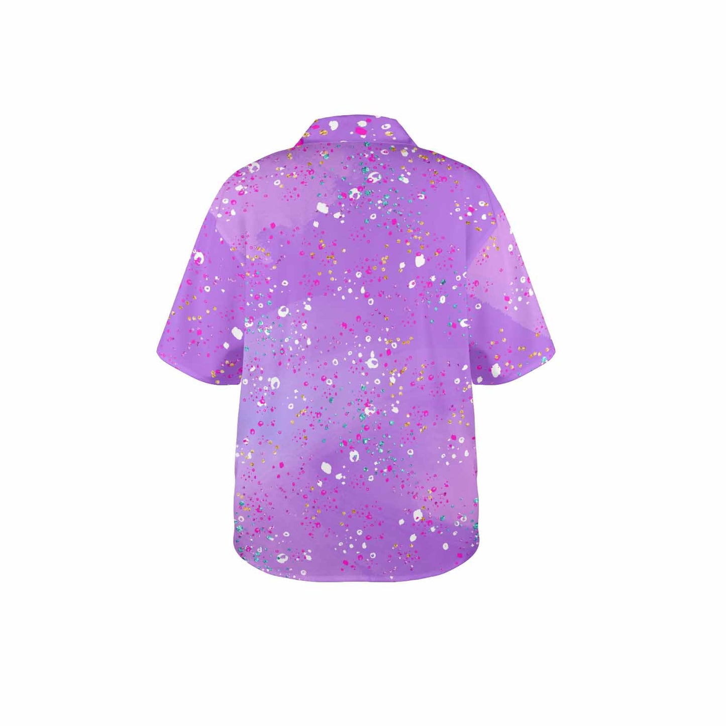Purple Splash Women's Hawaiian Shirt
