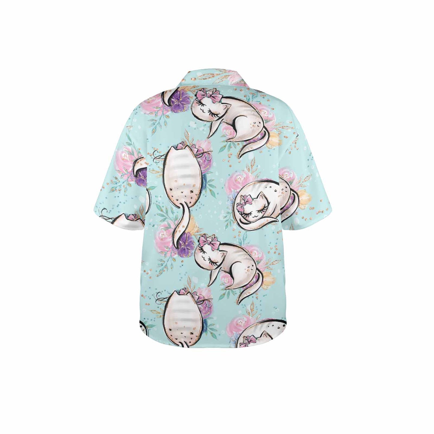 Blue Cats Women's Hawaiian Shirt