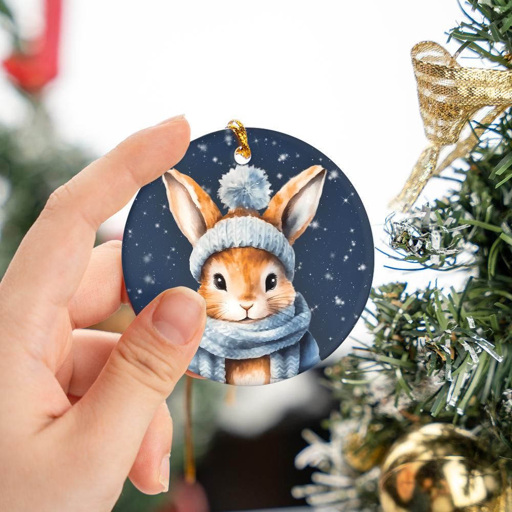 Rabbit Christmas Ornament