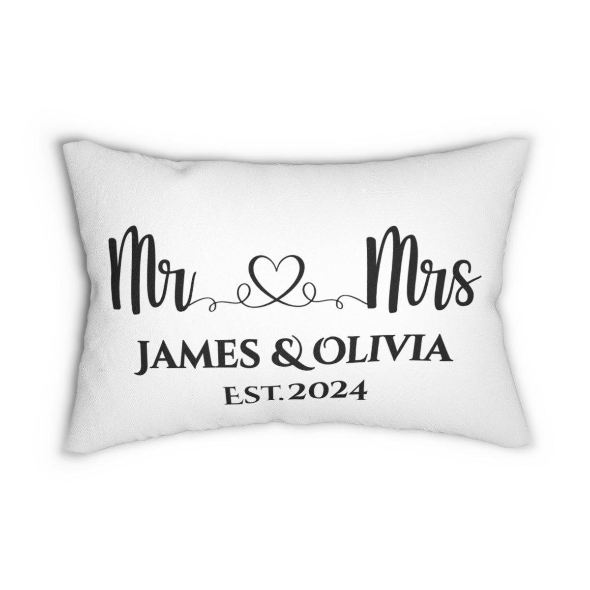 Personalised Home Coordinates, Quote Pillow, Name Pillow, Polyester Lumbar Pillow