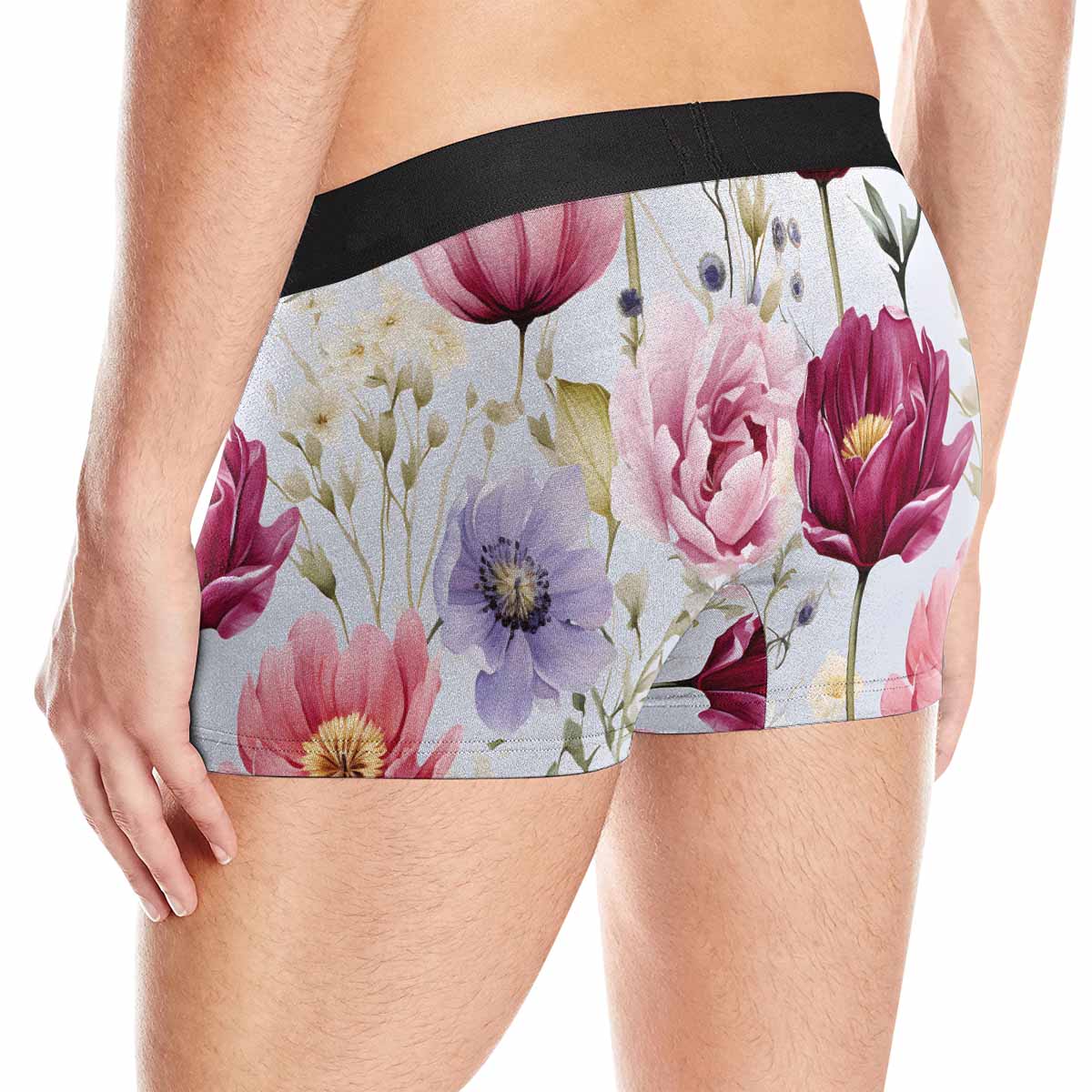 Wildflowers AUS Men's All Over Print Boxer Briefs (Made In AUS)