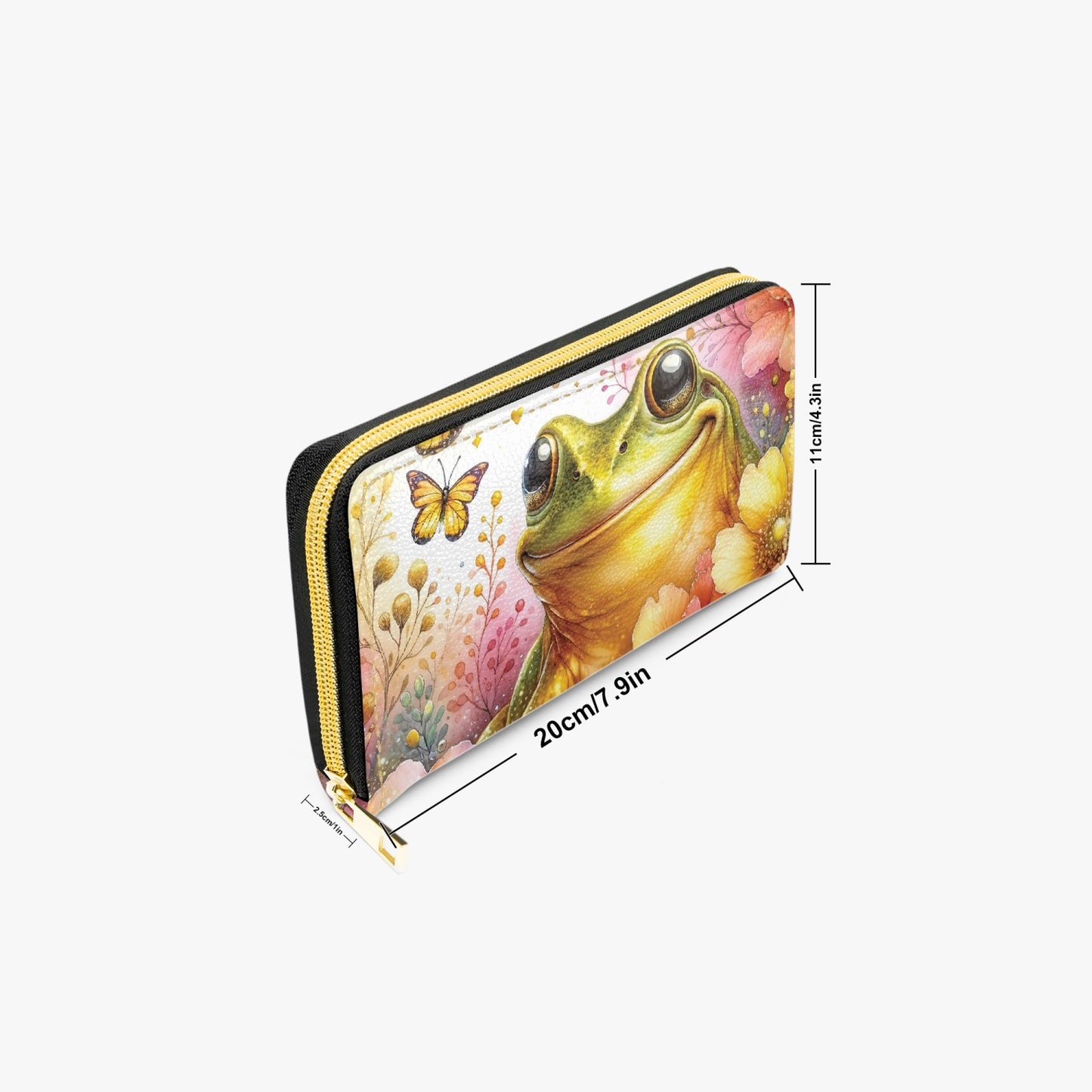 Long Type Zipper Purse - Frog