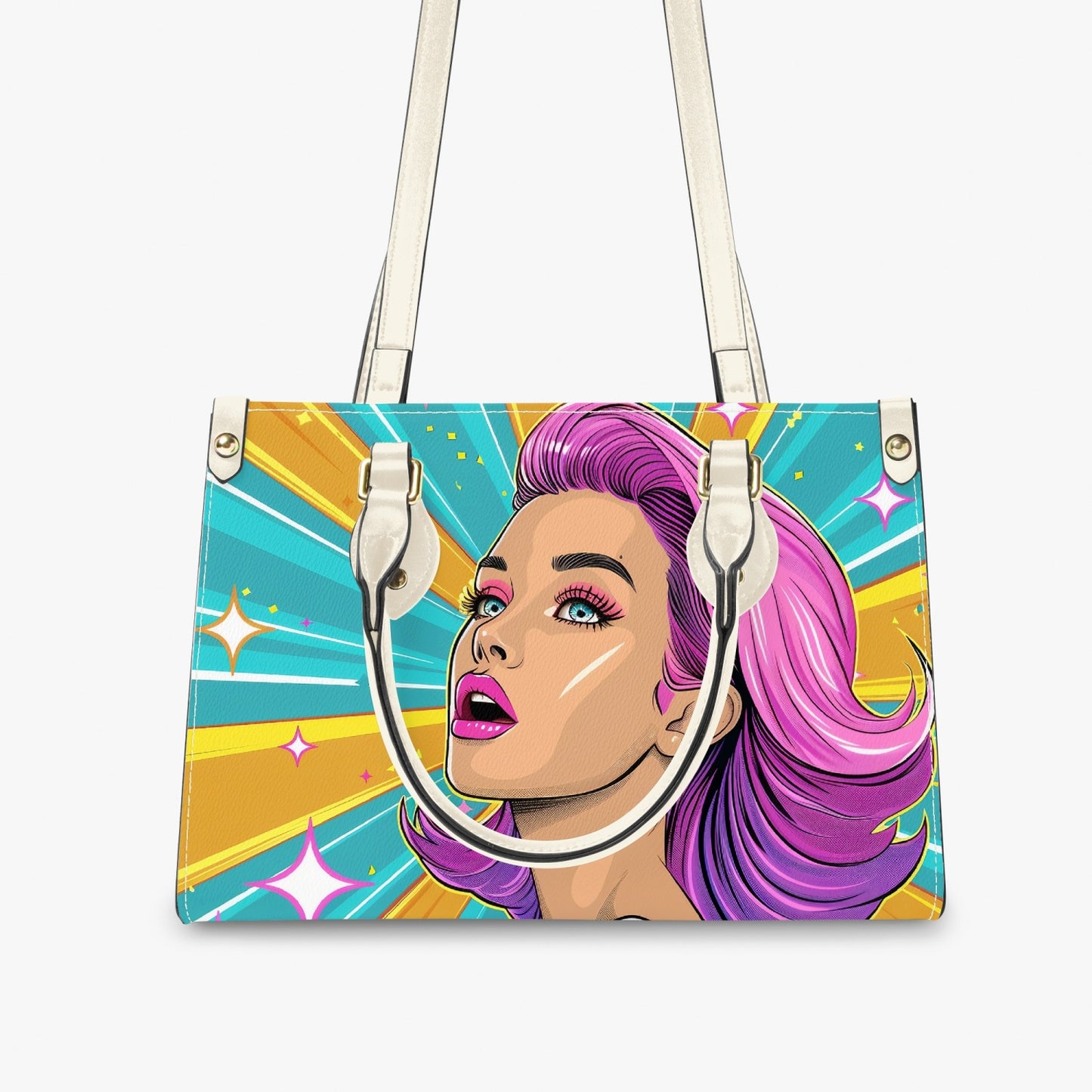 Women's Tote Bag - Long Strap - Pop Art