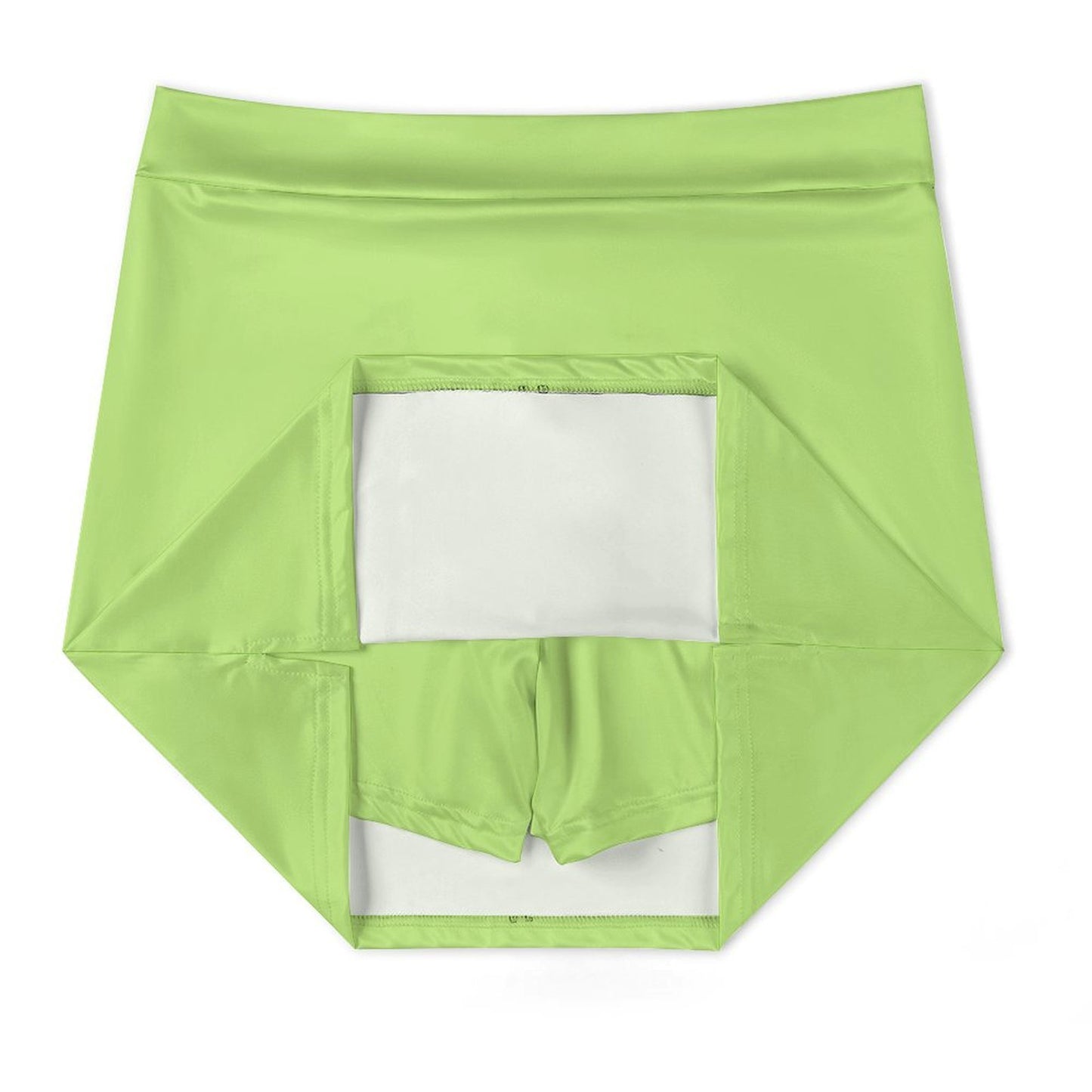 A-Line Skirt with Pocket Light proof trouser skirt Yellow Green