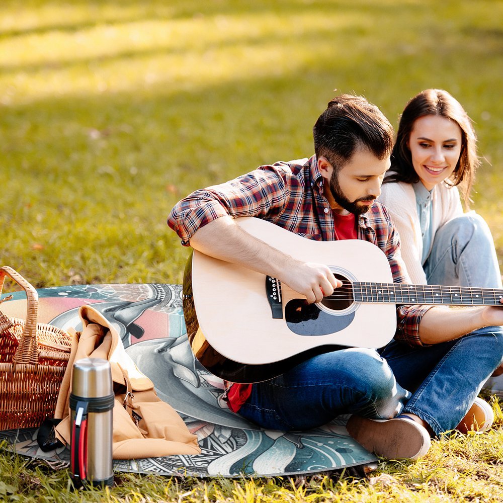 Round Picnic Mat Round outdoor picnic mat