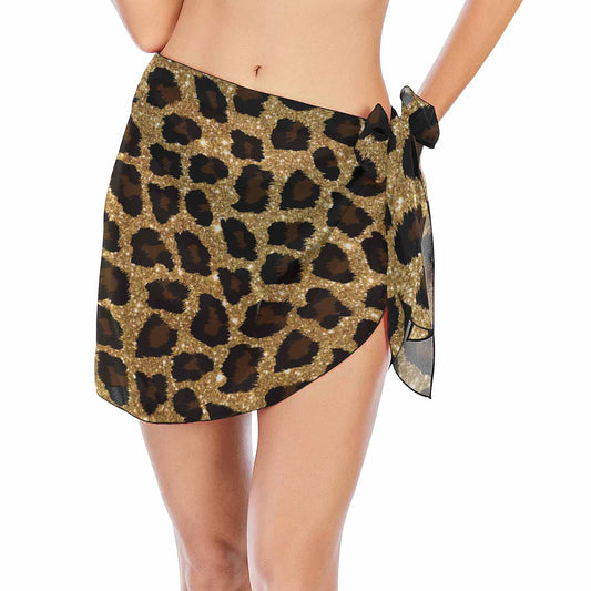 Animal Print 7  Women's Beach Sarong Wrap