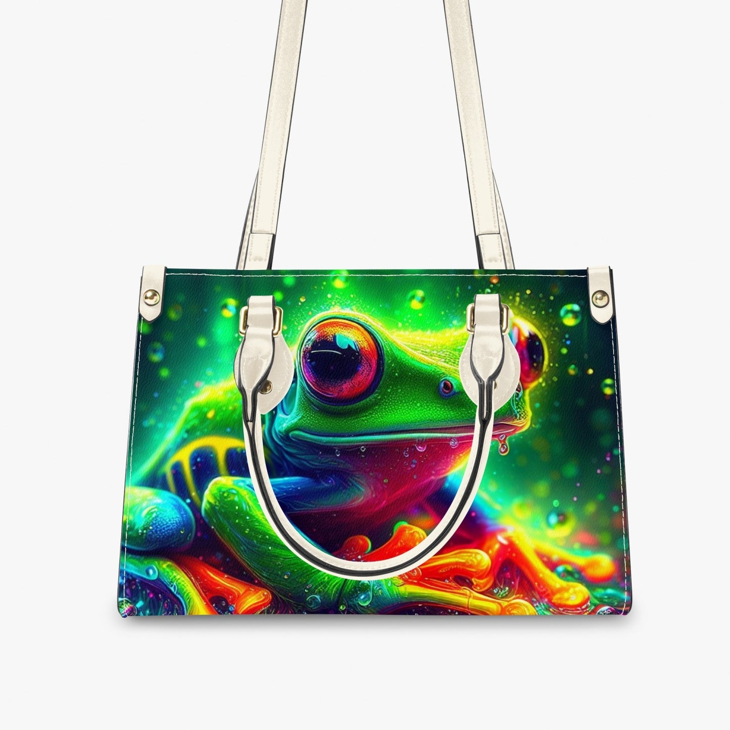 Women's Tote Bag - Long Strap - Frog