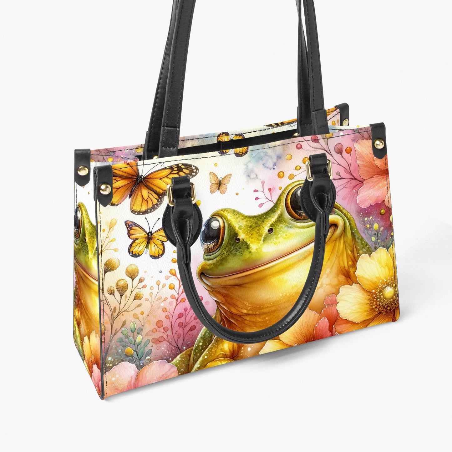 Women's Tote Bag - Long Strap - Frog