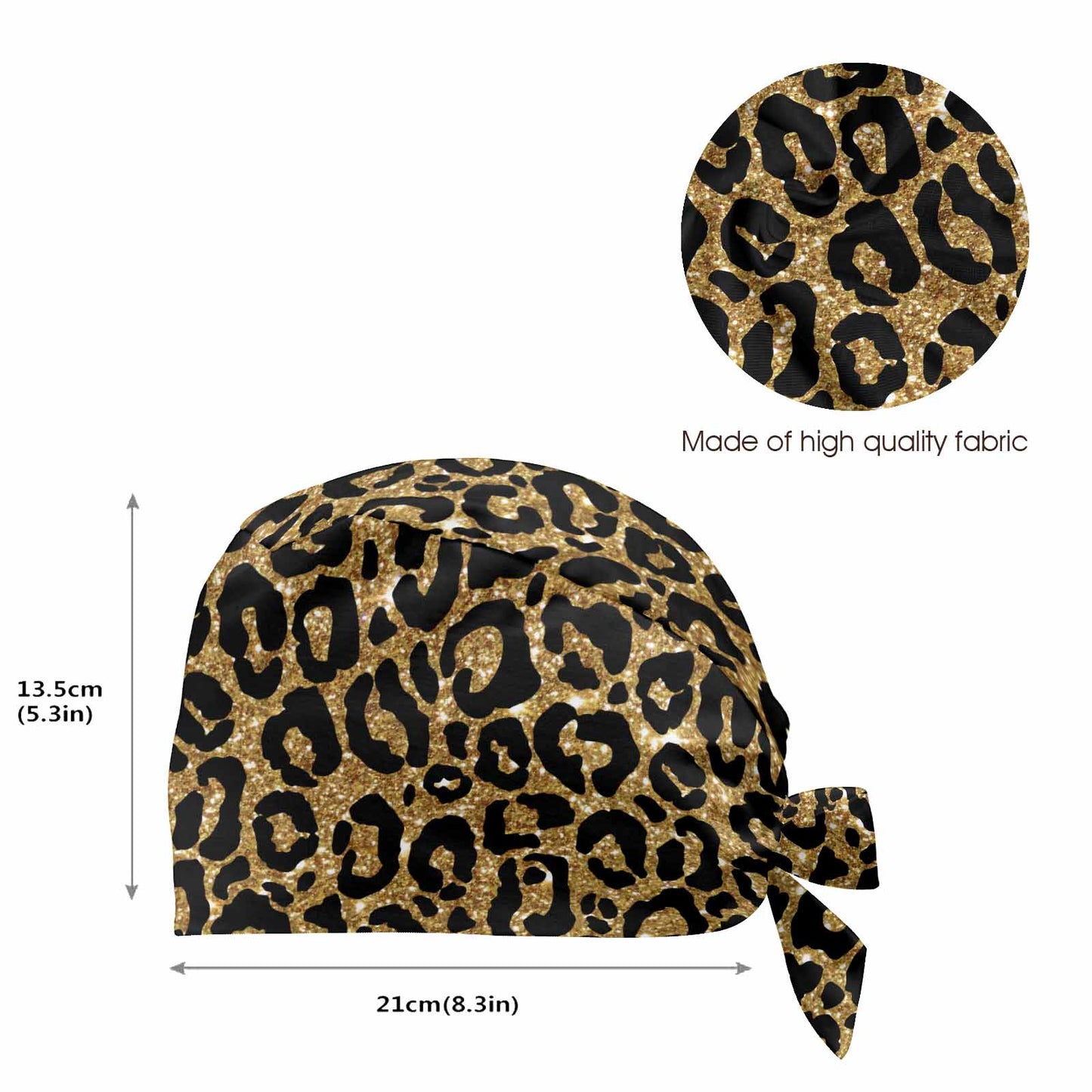 Nurse Scrub Cap Animal Print 10  Scrub Cap