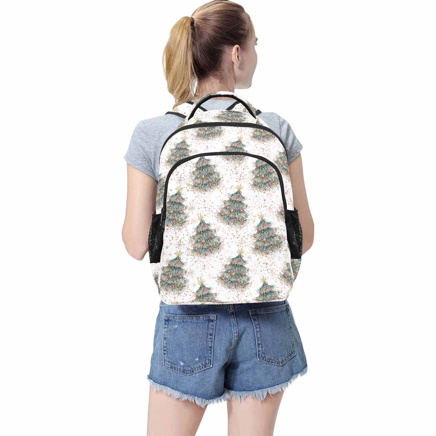 White Christmas 50  Multifunction Backpack (1731)