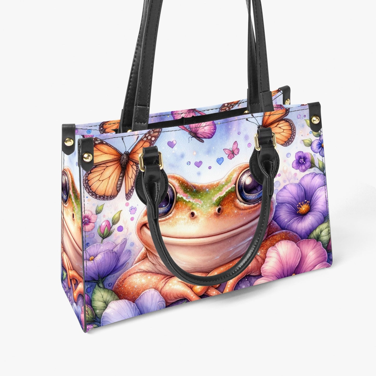 Women's Tote Bag - Long Strap - Frog