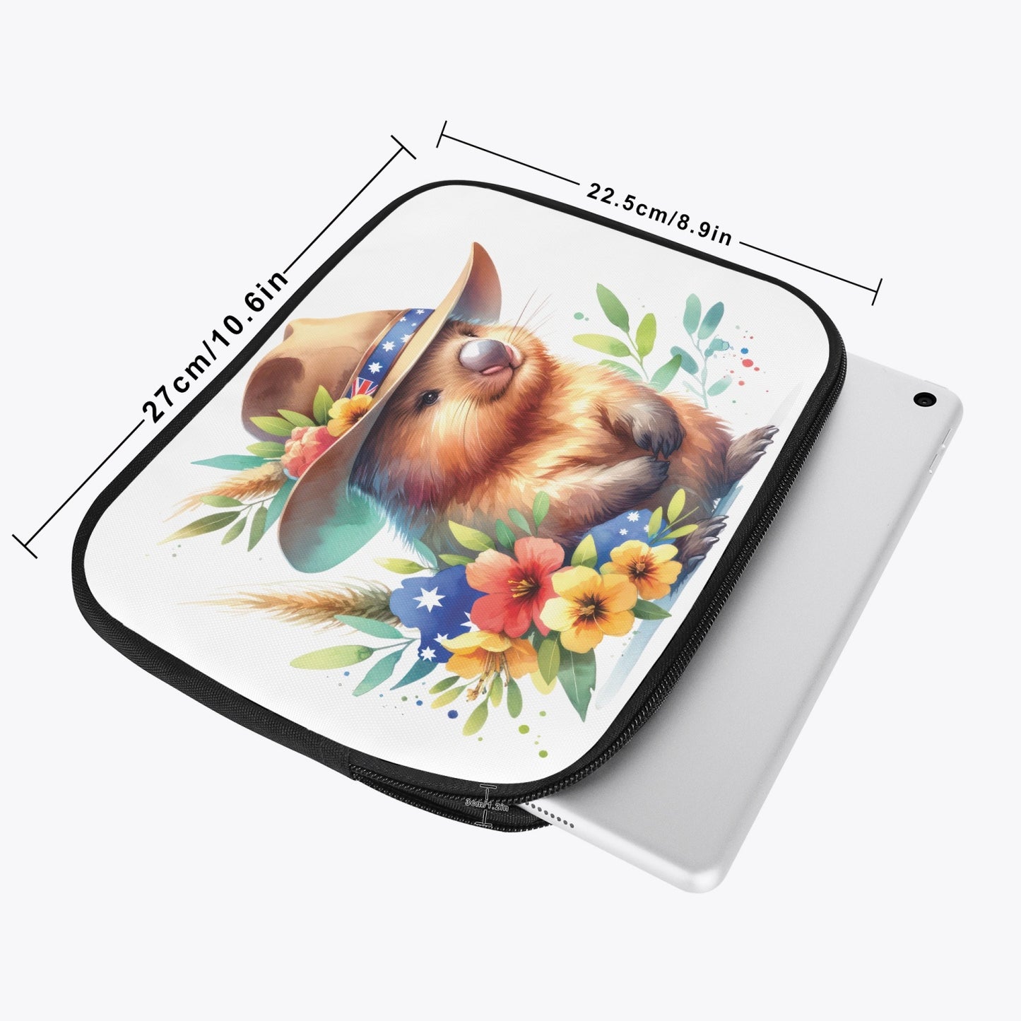 Tablet Sleeve - Australian Animals - Wombat