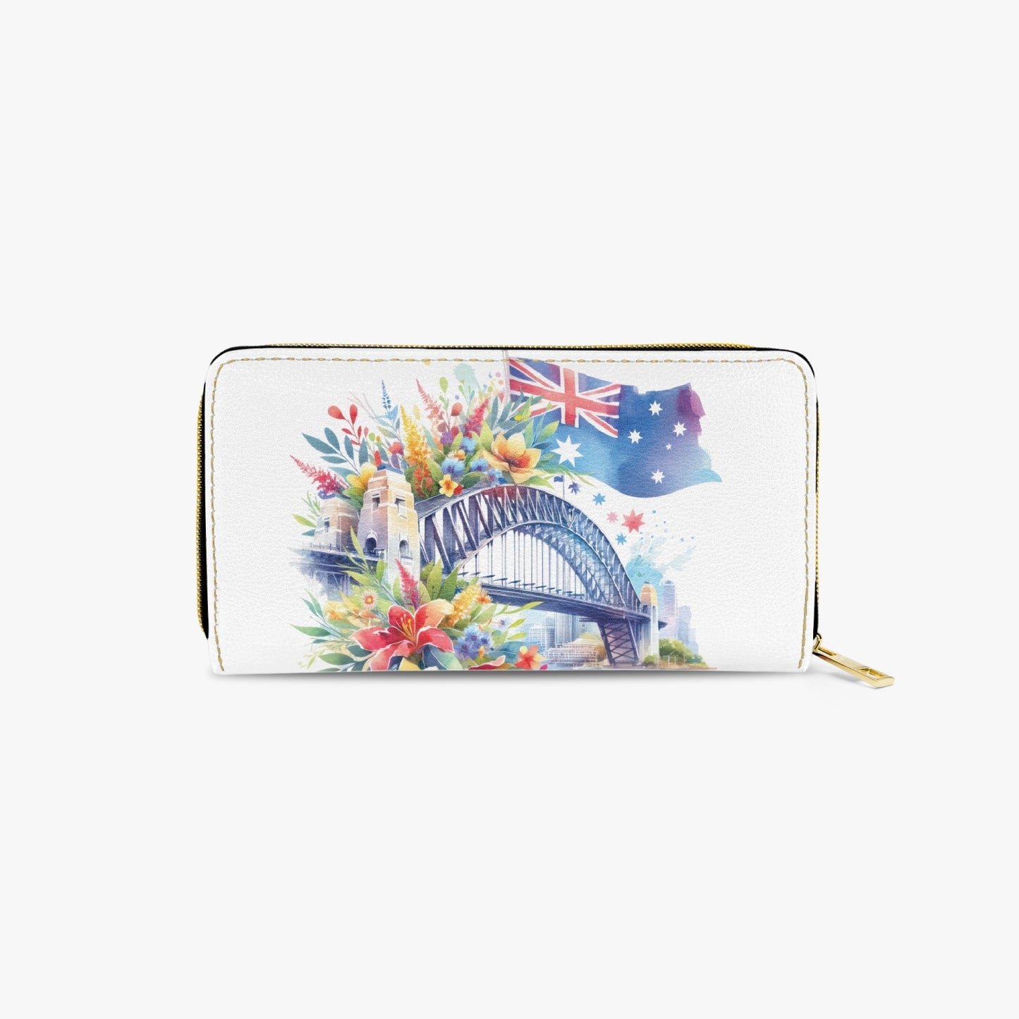 Long Type Zipper Purse, Sydney Harbour Bridge, awd-1315