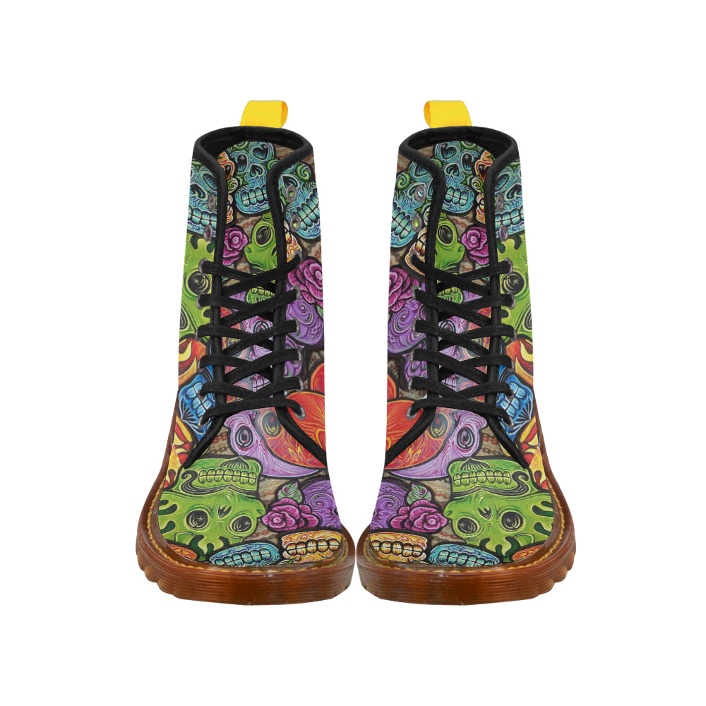 Martin Boots For Women colour skull