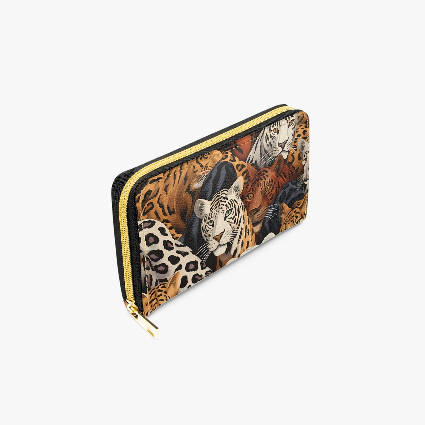 Long Type Zipper Purse - Leopard