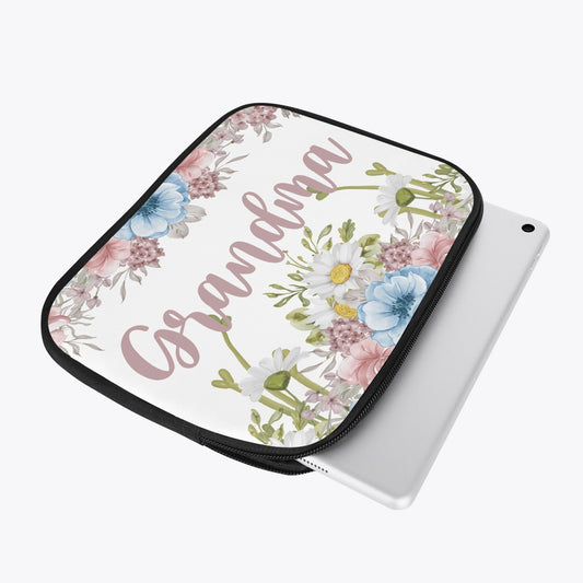 Tablet Sleeve - Wildflowers - Grandma