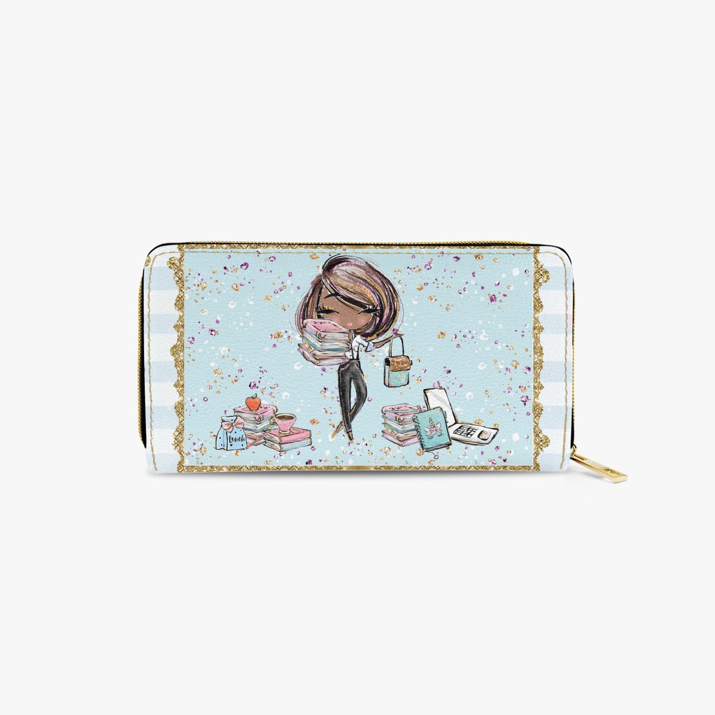 Long Type Zipper Purse - Teacher