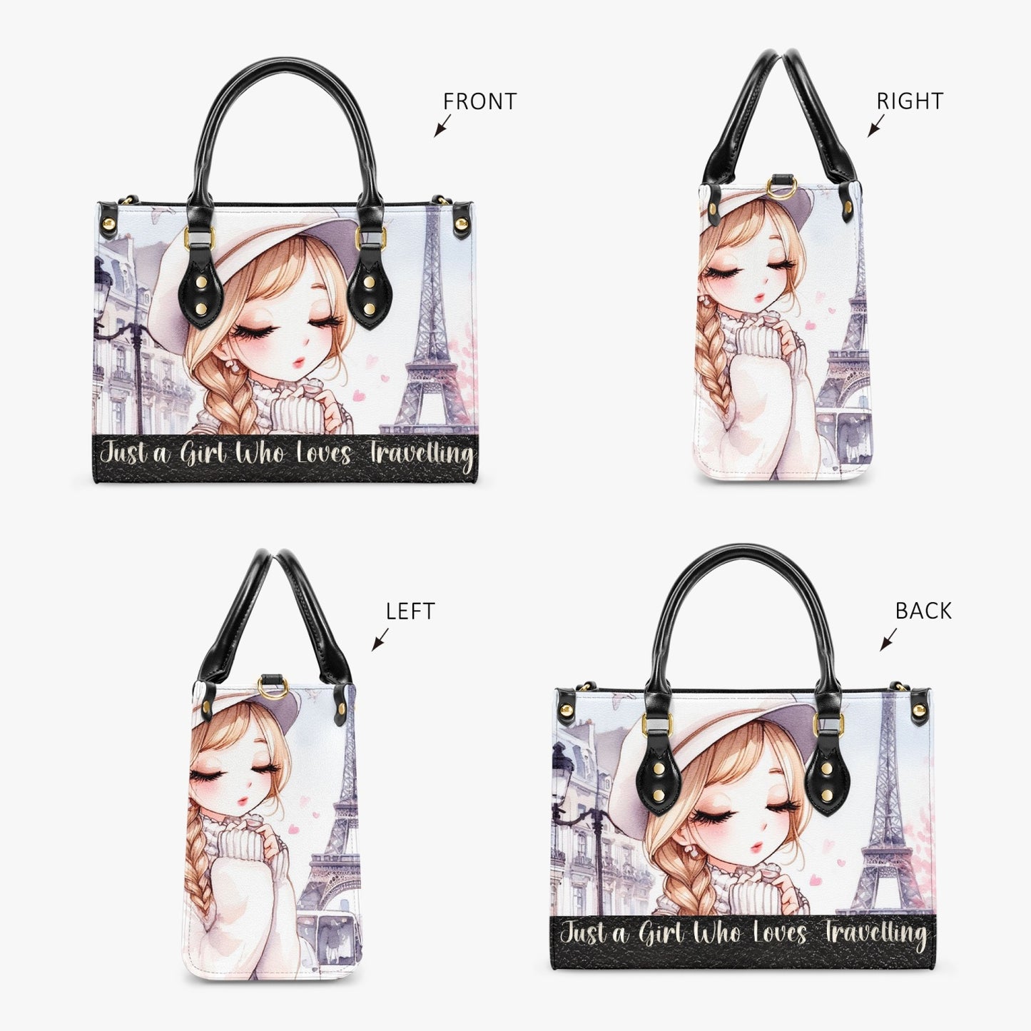 Women's Tote Bag - Just a Girl Who Loves Travelling