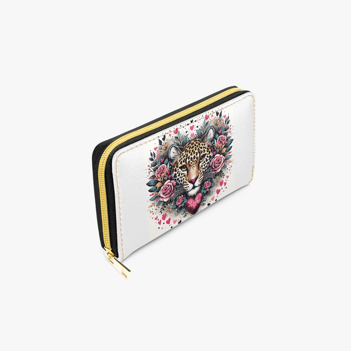 Long Type Zipper Purse - Cheetah