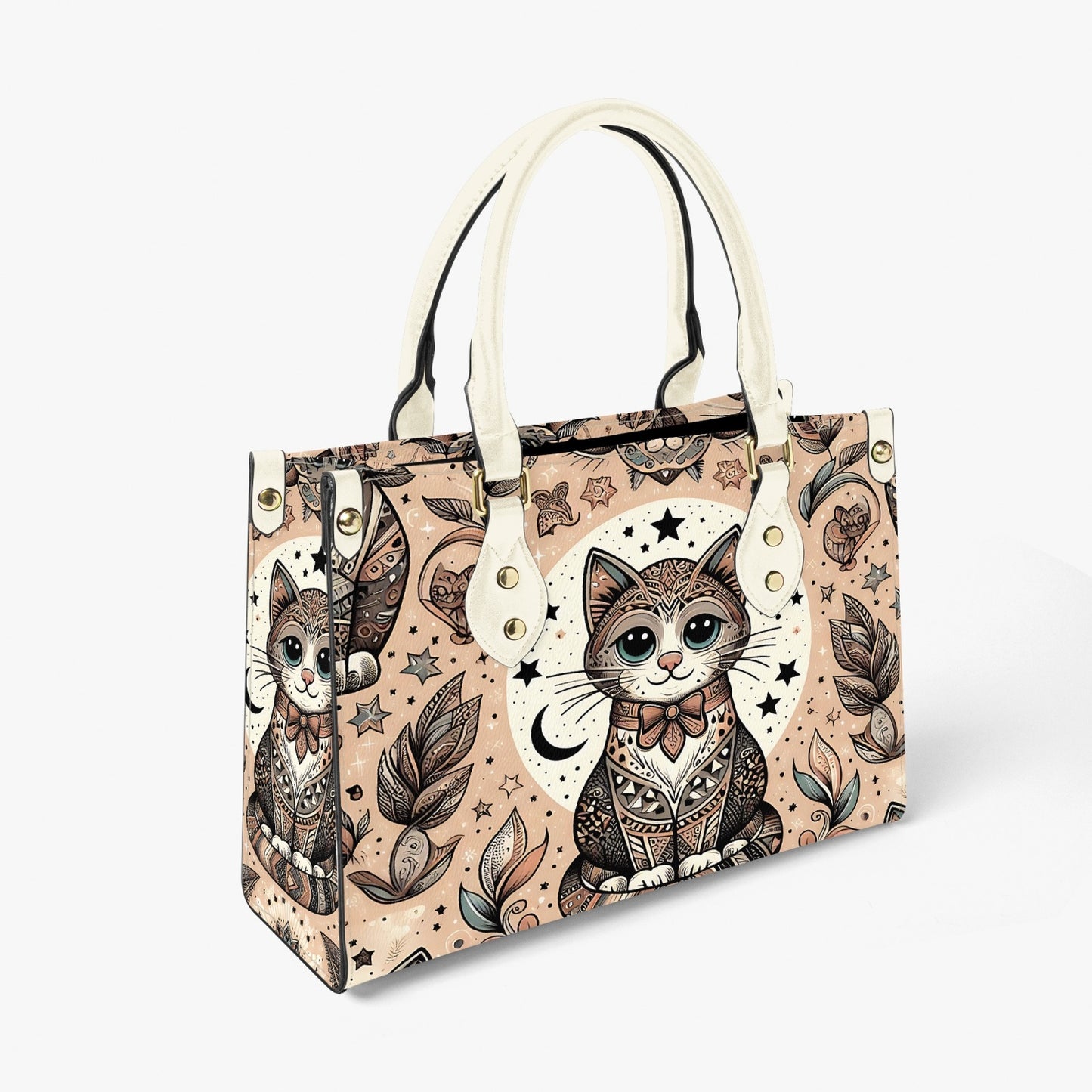 Women's Tote Bag - Long Strap - Cat