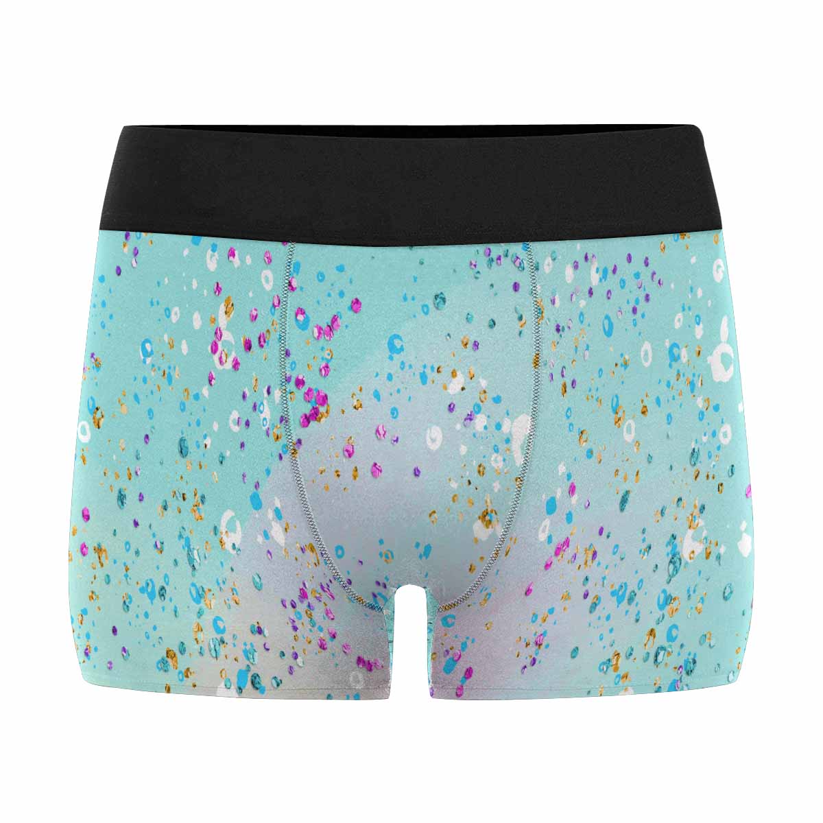 Green Splash@1.25x  AUS Men&#039;s All Over Print Boxer Briefs ( L10) (Made In AUS)