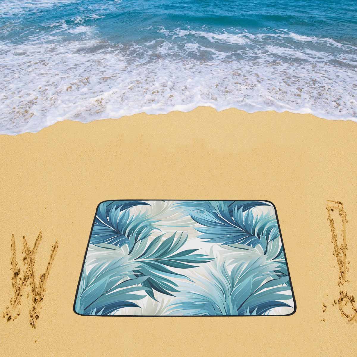 Blue Palms  Beach Mats 78"x 60"