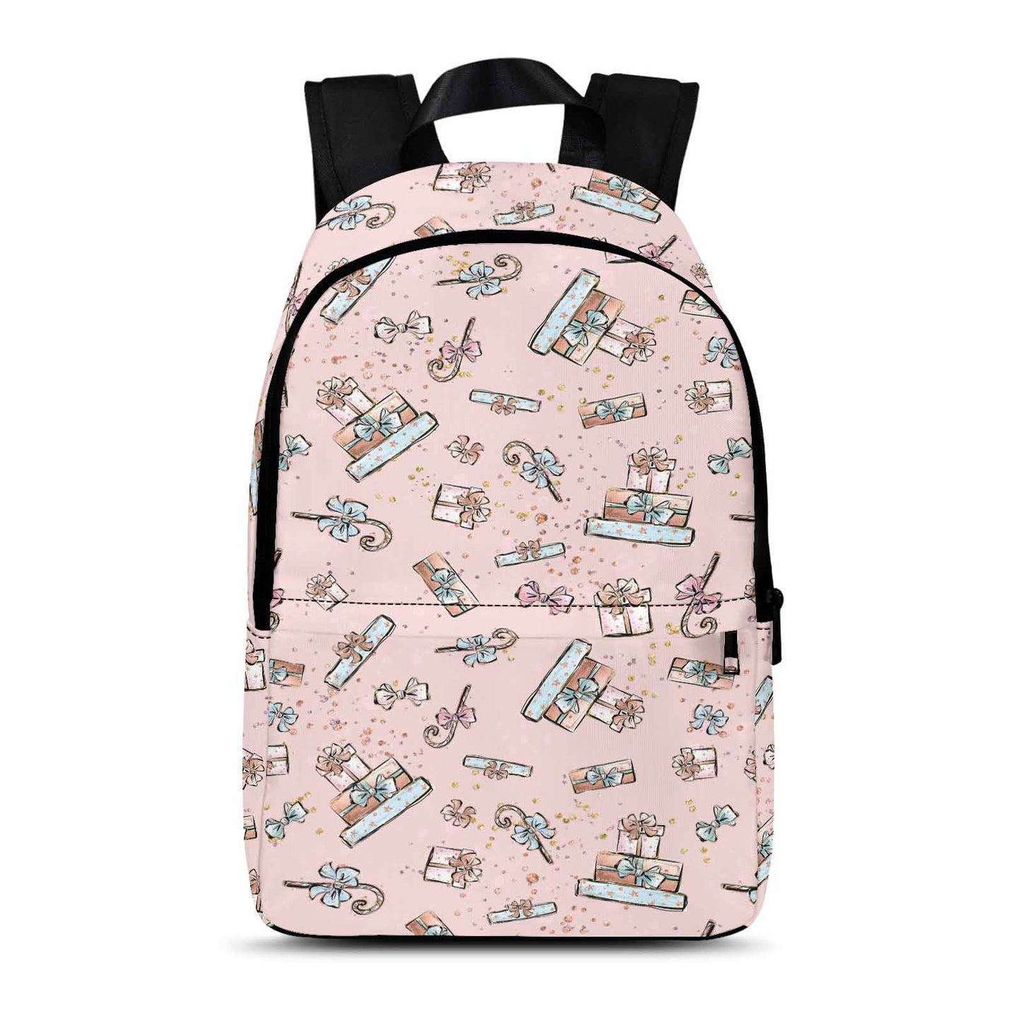 Pink Christmas  Adult Casual Backpack