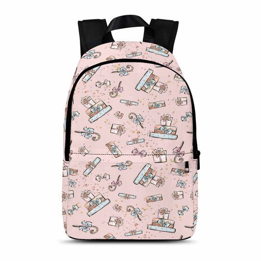 Pink Christmas  Adult Casual Backpack