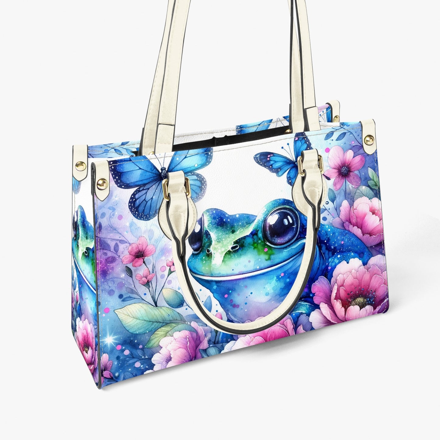 Women's Tote Bag - Long Strap - Frog