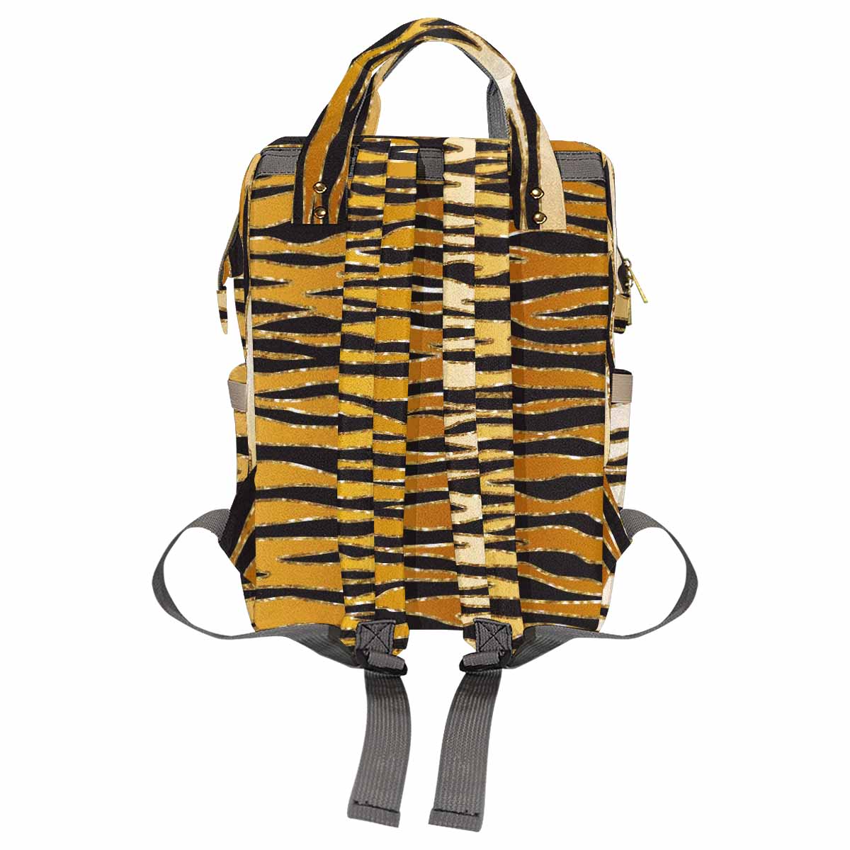 Glitter Gold Animal Print Diaper Bag Backpack