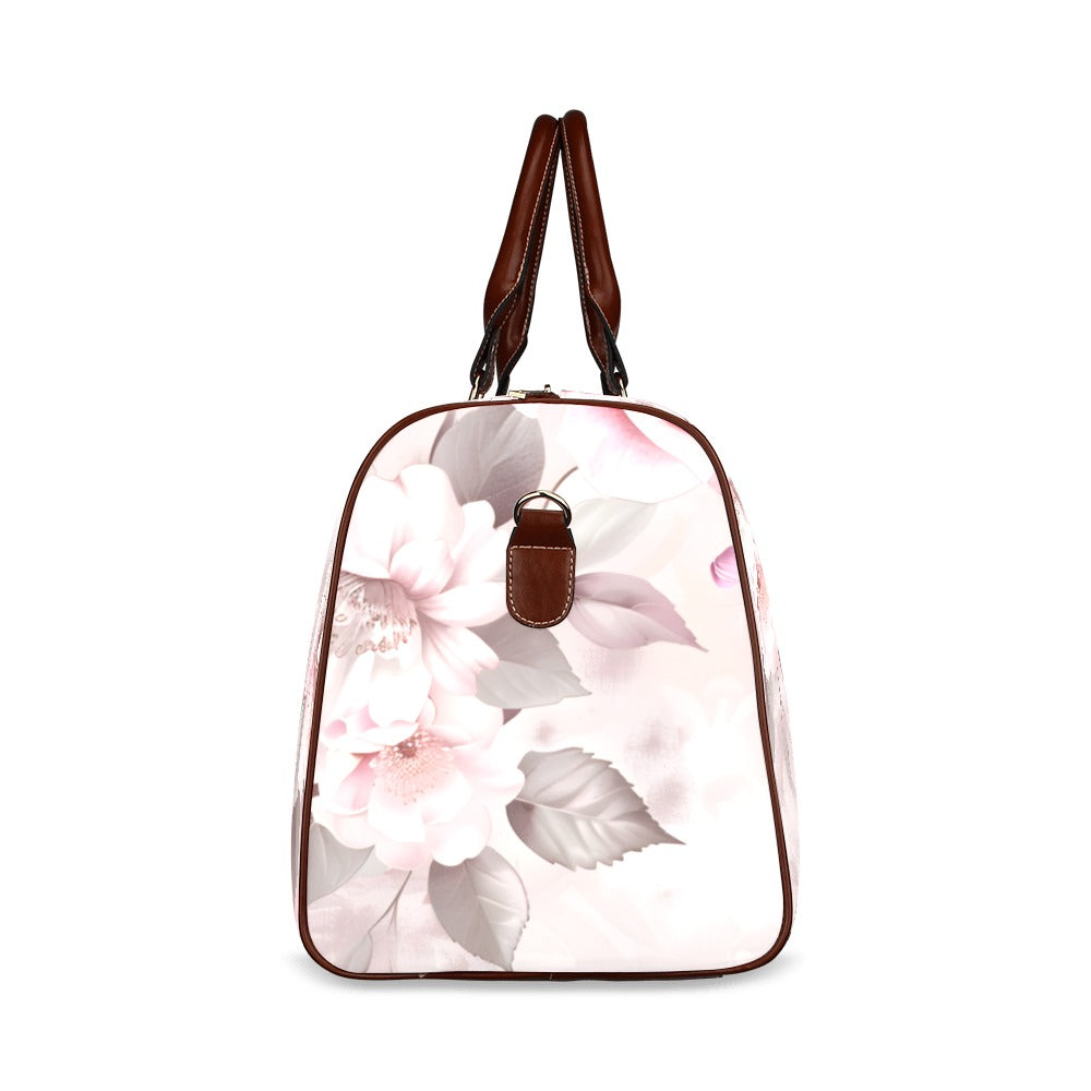 Roses in Bloom Waterproof Travel Bag/Small (Model 1639)