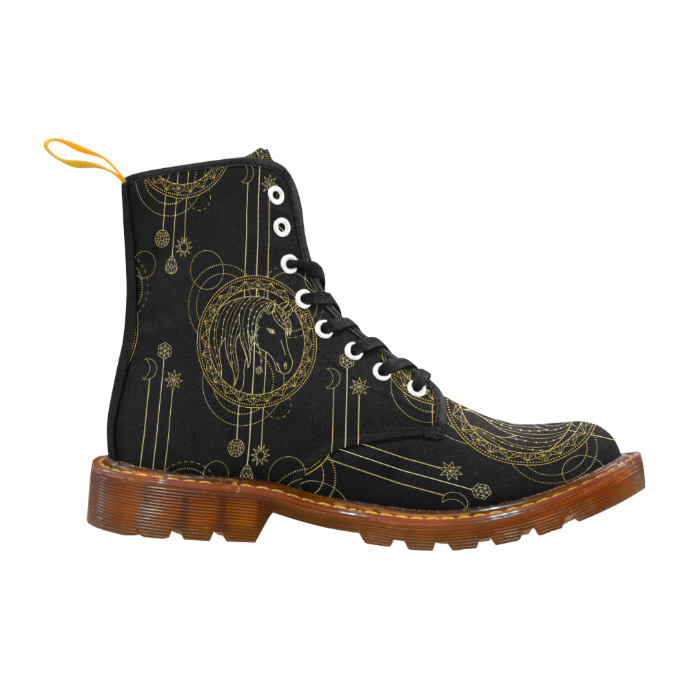 Martin Boots For Women believe in unicorn dreamcatcher