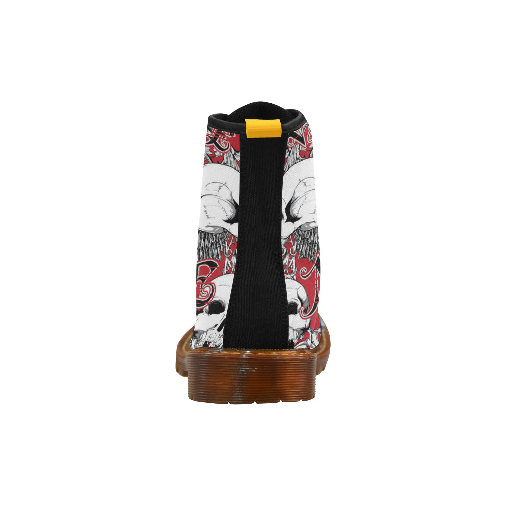 old skull Martin Boots For Women Model 1203H