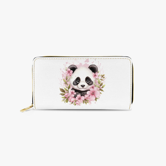 Long Type Zipper Purse - Panda