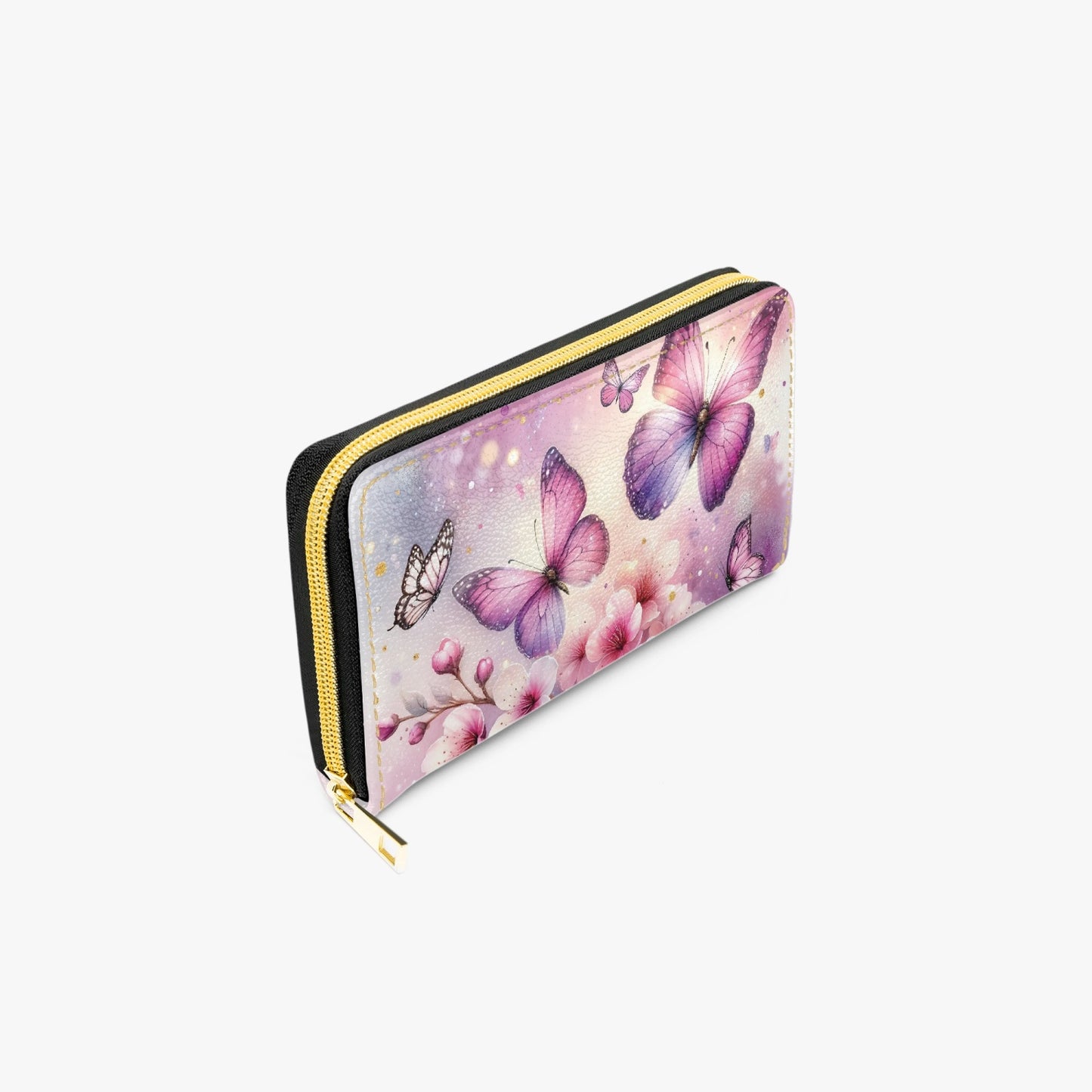 Long Type Zipper Purse, Butterfly Dreams, awd-556