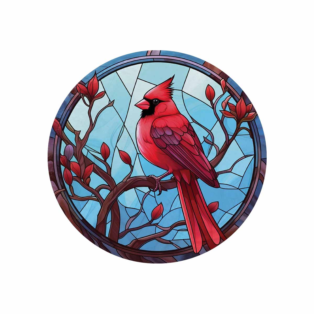 Cardinal_Awd35158  Circular Micro Fleece Blanket 60"