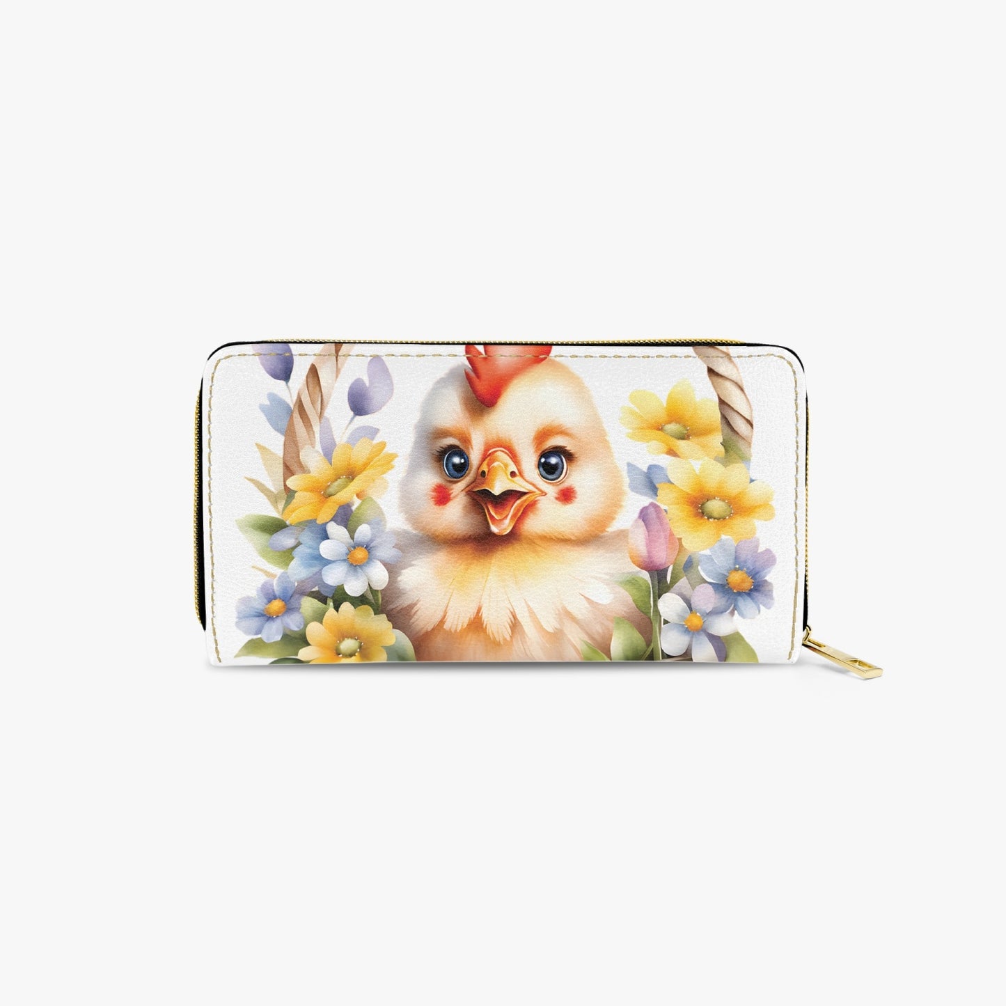 Long Type Zipper Purse, Chicken, awd-533