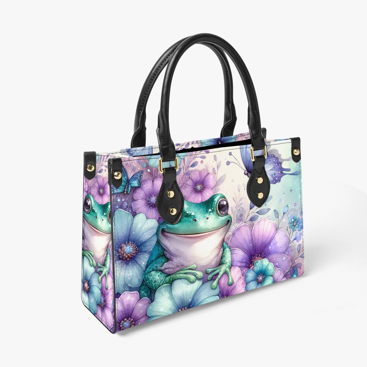 Women's Tote Bag - Long Strap - Frog