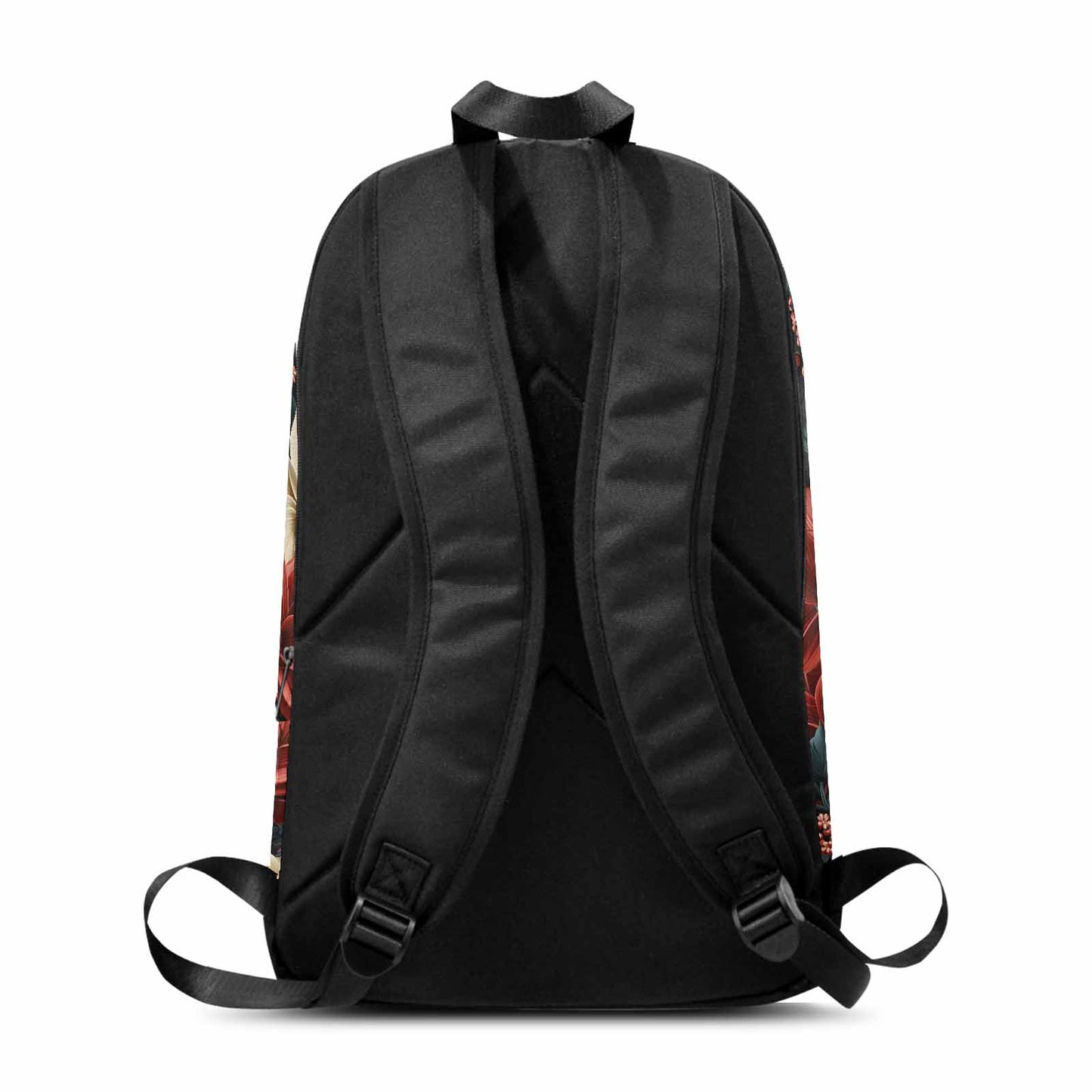 Red Poinsettia Adult Casual Backpack