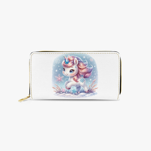 Long Type Zipper Purse, Unicorn, awd-519