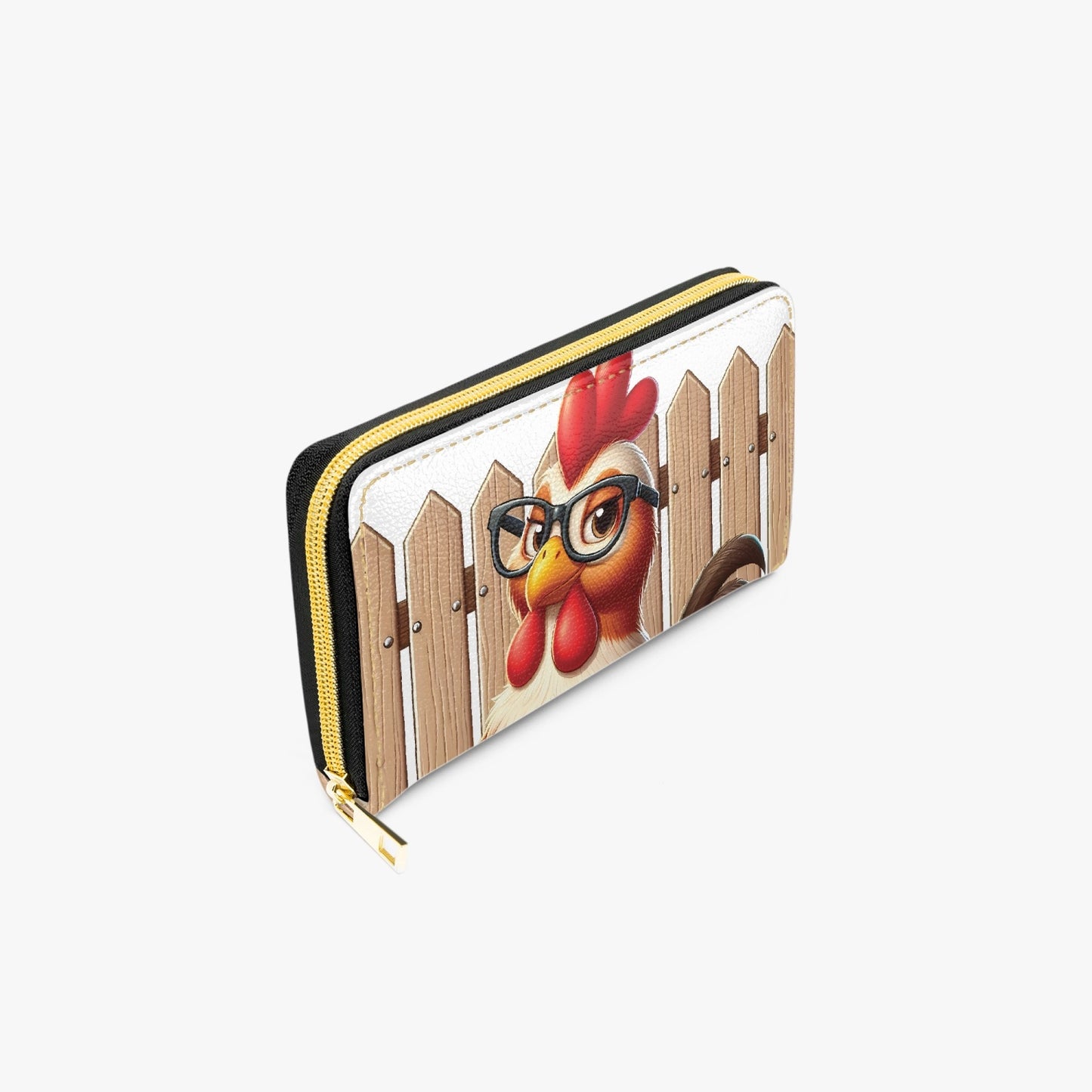 Long Type Zipper Purse - Chicken/Rooster