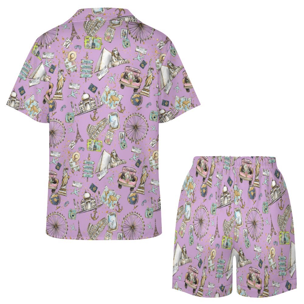 Women's Silk Satin Pajama Set Silk pajama set