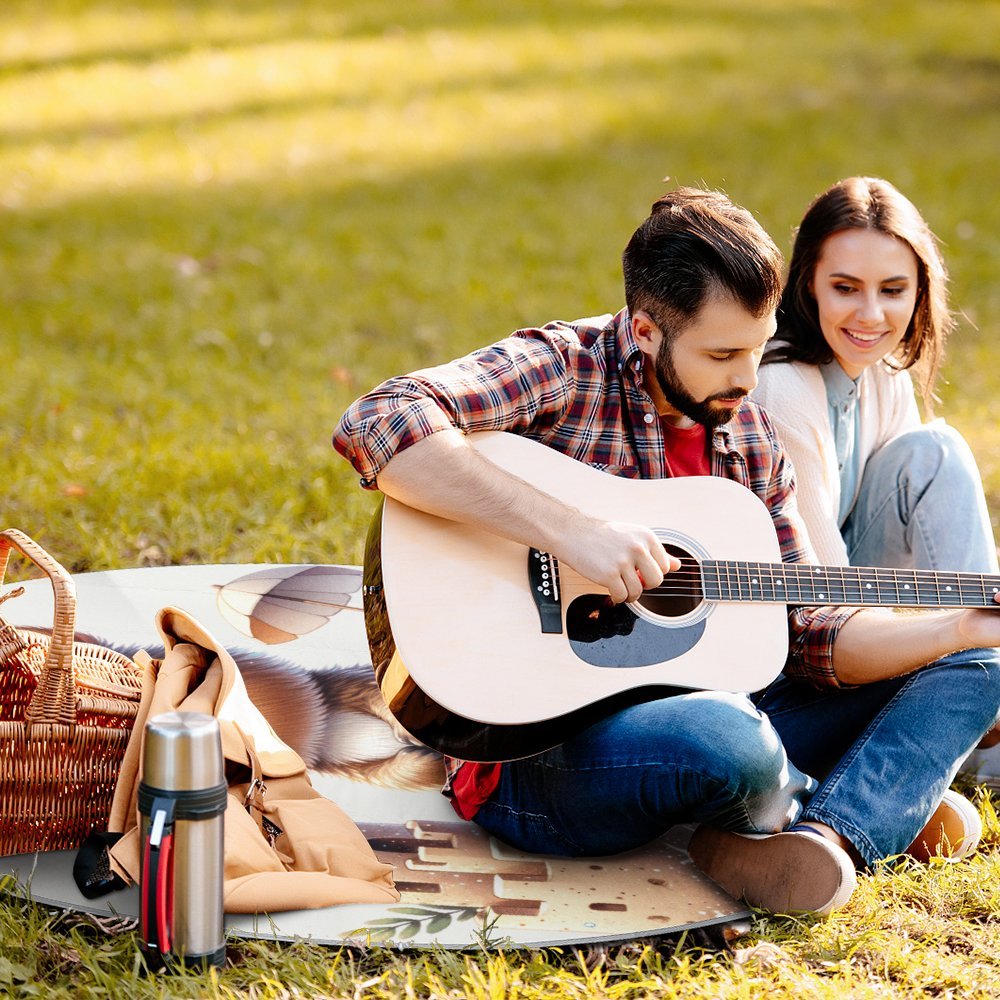 Round Picnic Mat Round outdoor picnic mat