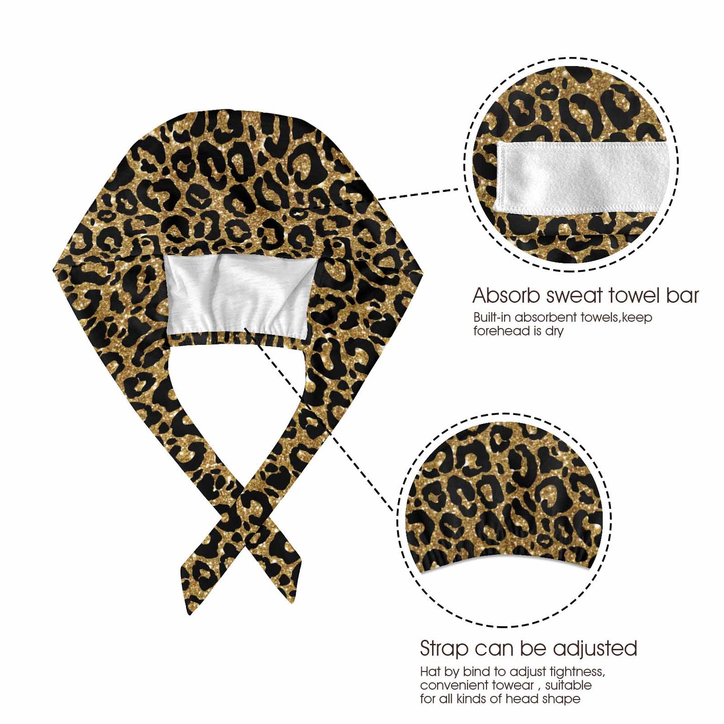 Nurse Scrub Cap Animal Print 10  Scrub Cap