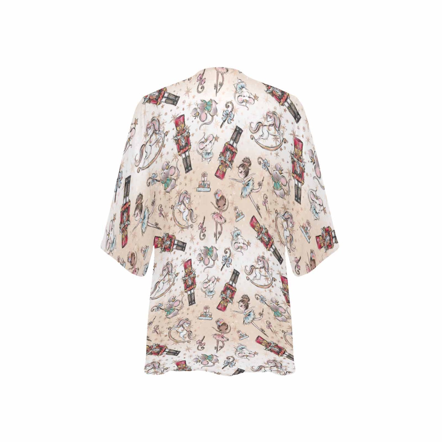 Nutcracker  Women's Kimono Chiffon Cover Up