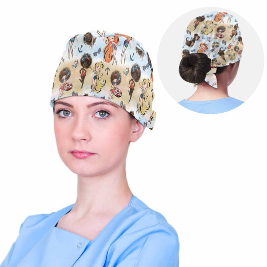 Nurse Scrub Cap Beach Party  Scrub Cap