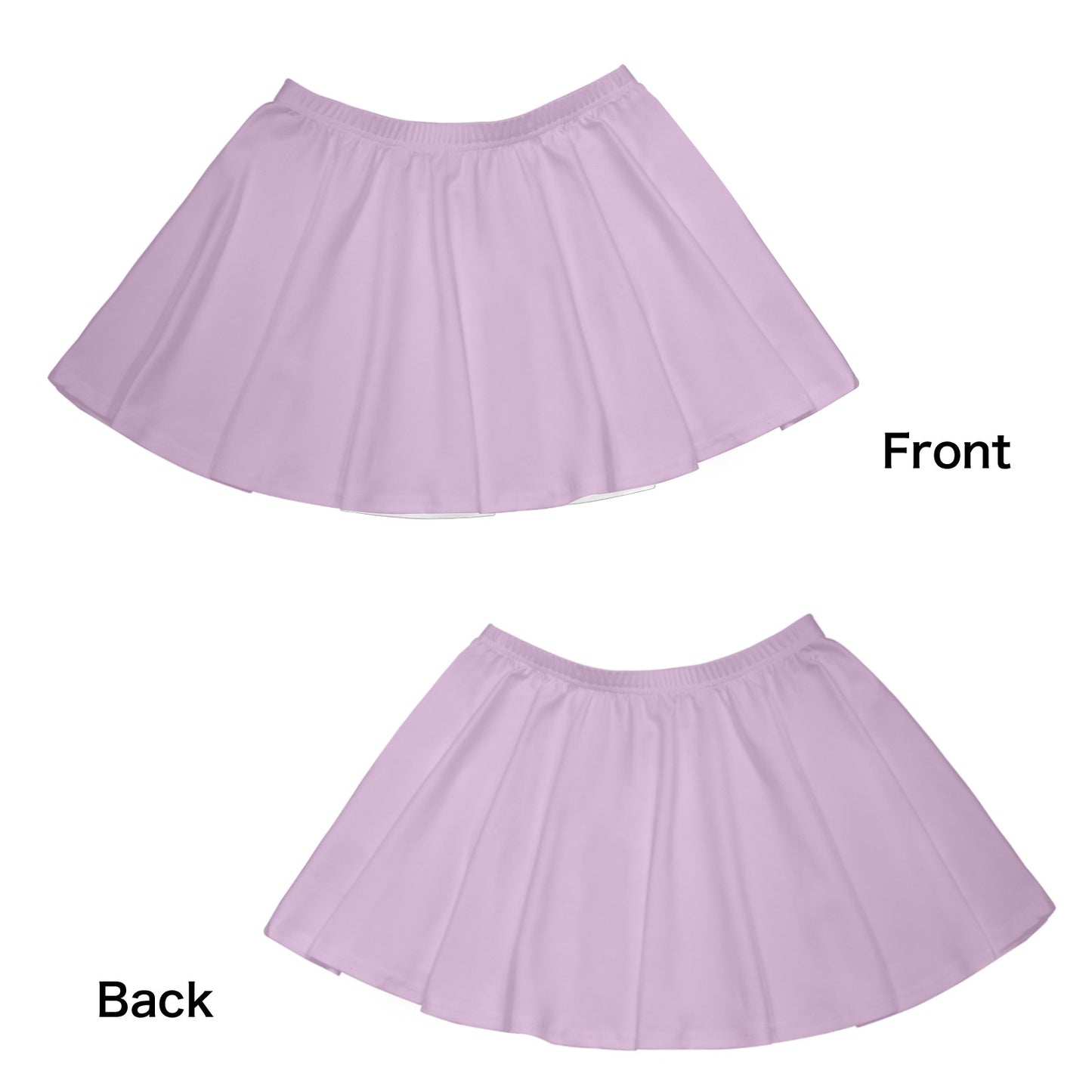 Lilac Skater Skirt All Over Print Skater Skirt (Model D69)