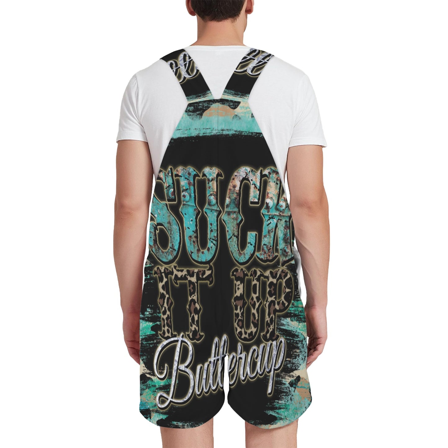 Suck it up Buttercup awd40 Unisex Shorts Suspender Jumpsuit