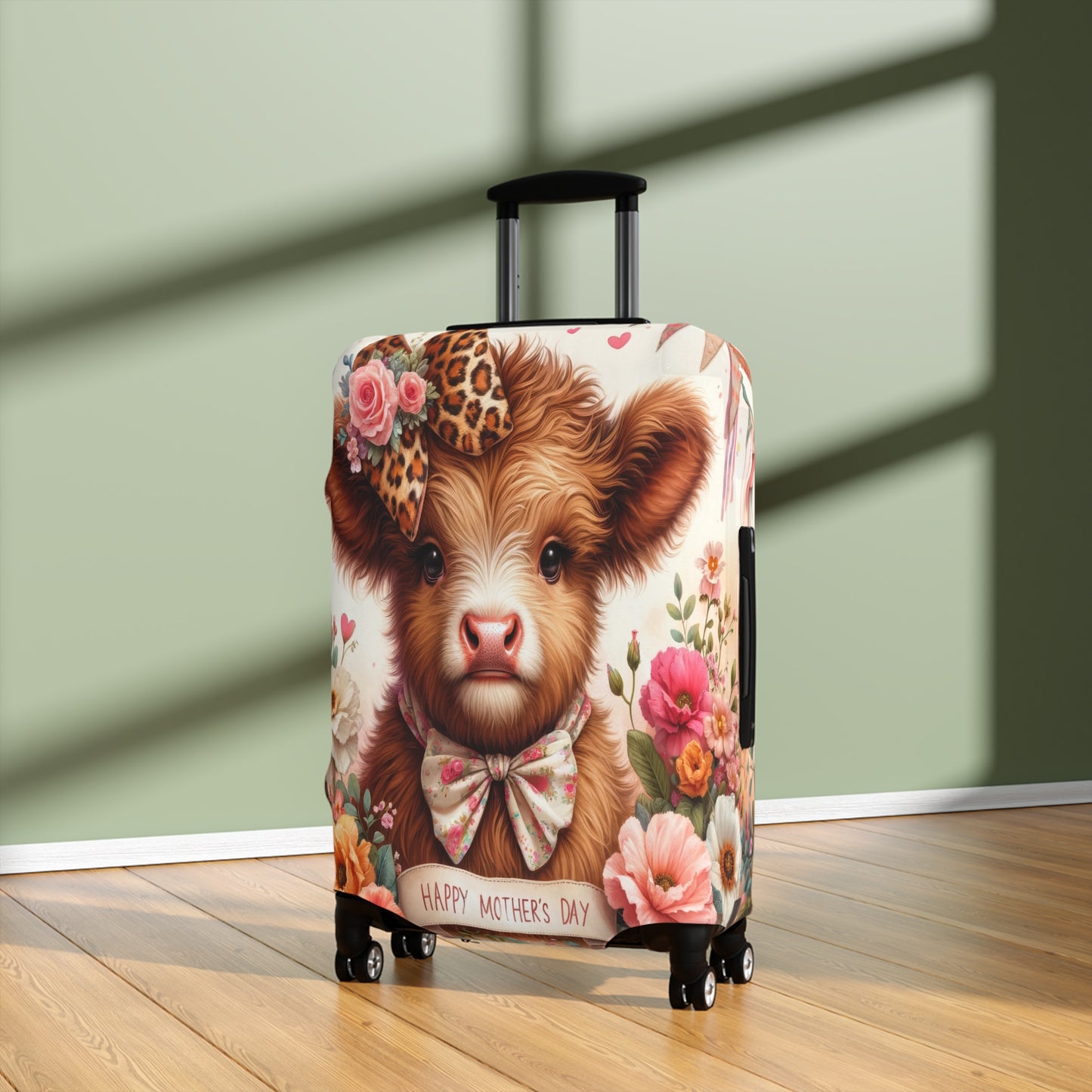 Luggage Cover, Highland Cow, awd-5000