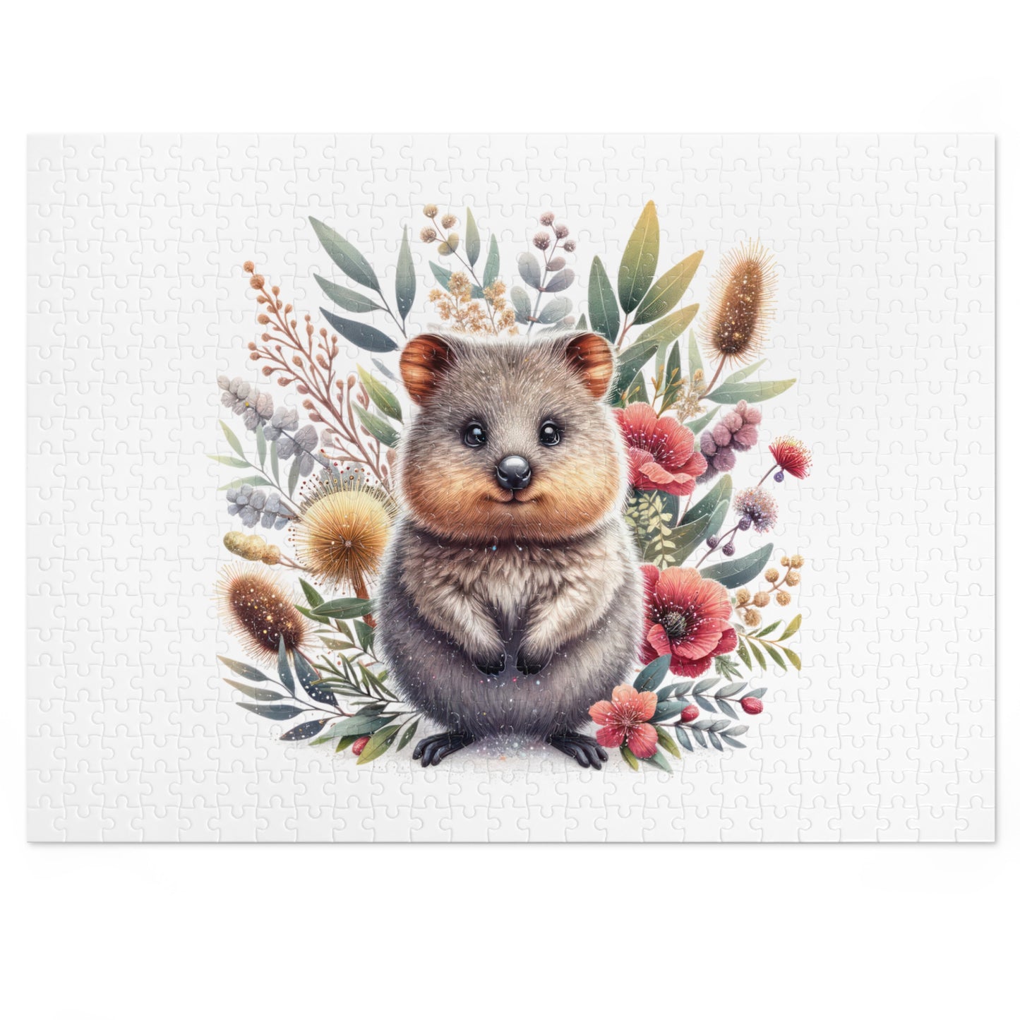 Jigsaw Puzzle in Tin, Australian Animals, Quokka, Personalised/Non-Personalised, awd-1327 (30, 110, 252, 500,1000-Piece)